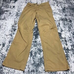 Mountain Khakis Mens 30x32 Straight Leg Casual Tan Canvas Pants Jackson Hole WY